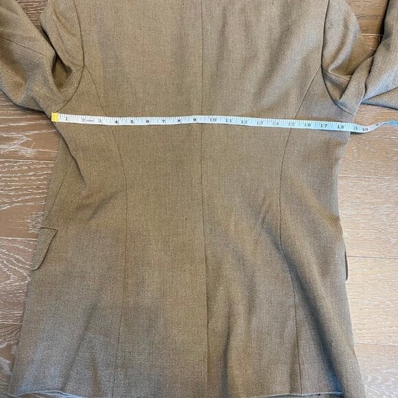 DKNY Wool-Blend Blazer | Brown | 12. - Picture 6 of 6